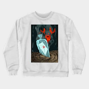 Crab finds love : Crewneck Sweatshirt